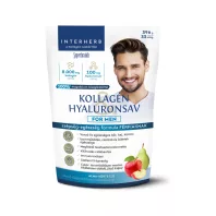   INTERHERB KOLLAGÉN & HYALURONSAV italpor for men alma-körte ízű 396 g