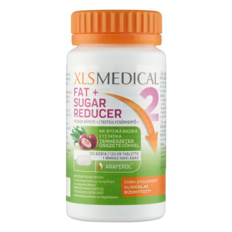 XL-S FAT+SUGAR REDUCER testsúlycsökkentő tabletta 120 db