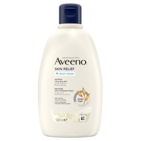 AVEENO SKIN RELIEF hidratáló tusfürdő, illatmentes 500 ml