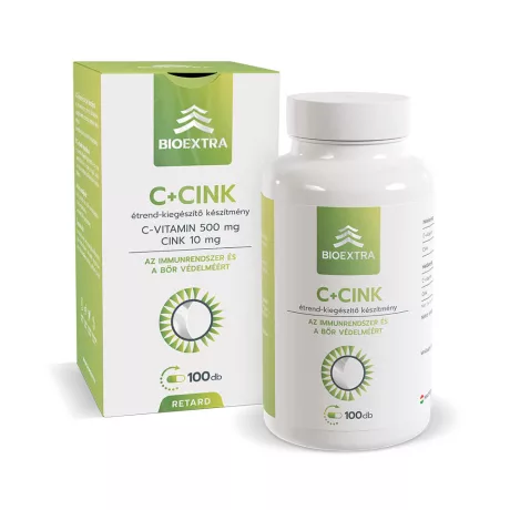 BIOEXTRA C+CINK étrendkiegészítő retard kapszula 100 db