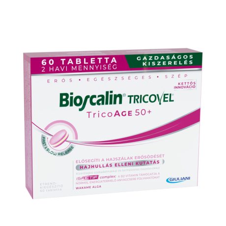 BIOSCALIN TRICOVEL TRICOAGE 50+ tabletta 2x30 db