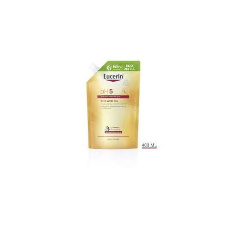 EUCERIN pH5 olajtusfürdő gél öko-utántöltő 400 ml