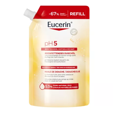 Eucerin pH5 Olajtusfürdő utántöltő 400 ml
