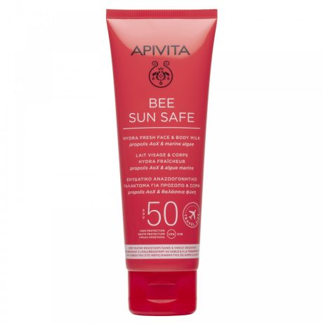 APIVITA BEE SUN safe tej arcra és testre SPF50 100 ml