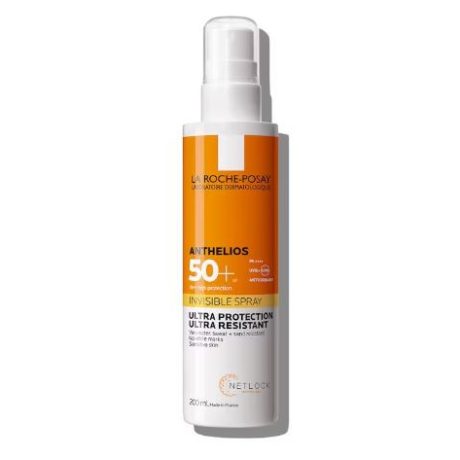 LA ROCHE-POSAY ANTHELIOS láthatatlan spray SPF50+ arcra és testre 200 ml
