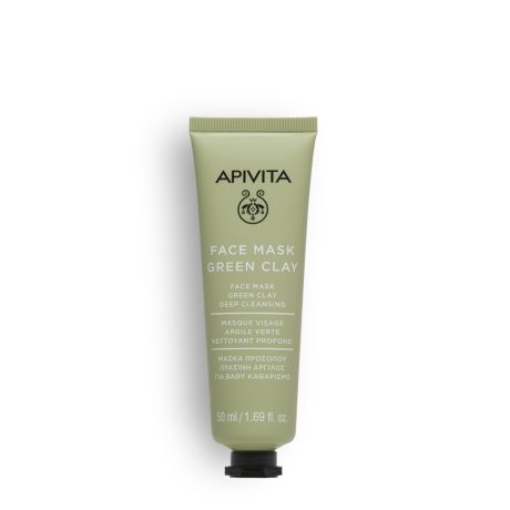 APIVITA EXPRESS mélytisztító arcmaszk - zöld agyaggal 50 ml