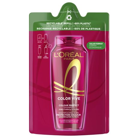 L' ORÉAL Paris Elseve Color Vive sampon utántöltő 250 ml