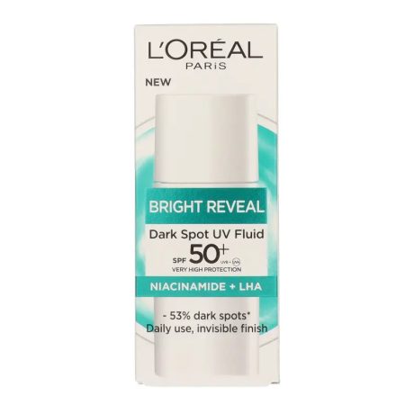 L' ORÉAL Paris Bright Reveal mindennapos UV-sugárzás és sötét foltok elleni fluid SPF50+ 50 ml