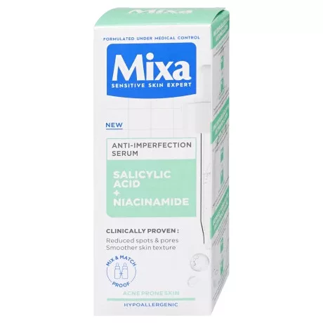 MIXA Anti Imperfection arcszérum niaciamiddal és salicilsavval 30 ml
