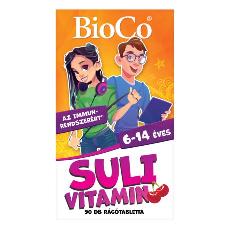BIOCO SULI VITAMIN rágótabletta cseresznye ízű 90 db