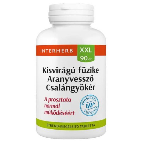 INTERHERB XXL kisvirágú füzike, aranyvessző, csalángyökér kapszula 90 db