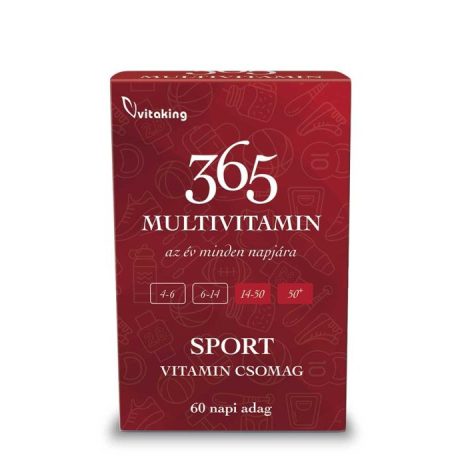 VITAKING 365 SPORT multivitamin csomag 60 db