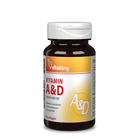 VITAKING A & D vitamin 10 000 NE/1000 NE kapszula 60 db