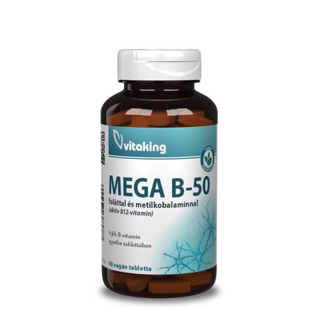 VITAKING MEGA B-50 KOMPLEX tabletta 60 db