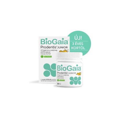 BIOGAIA PRODENTIS JUNIOR alma ízű szopogatótabletta 30 db
