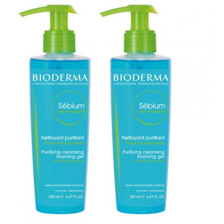 BIODERMA SÉBIUM MOUSSANT gél 2x200 ml VIRTUÁLIS