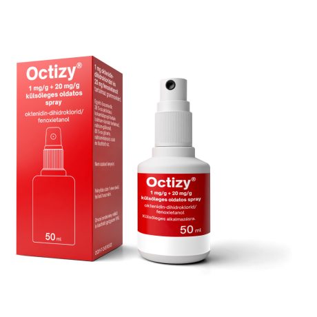 OCTIZY 1 mg/g + 20 mg/g külsőleges oldatos spray 50 ml
