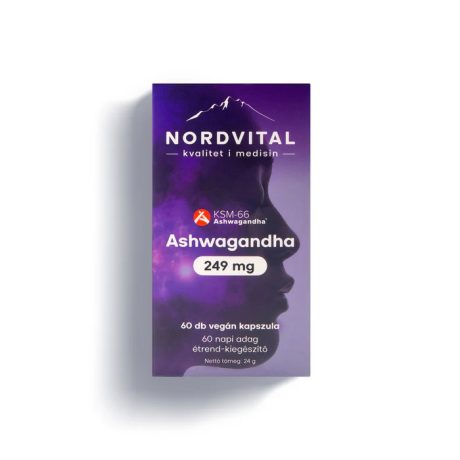 NORDVITAL ASHWAGANDHA kapszula 249 mg 60 db