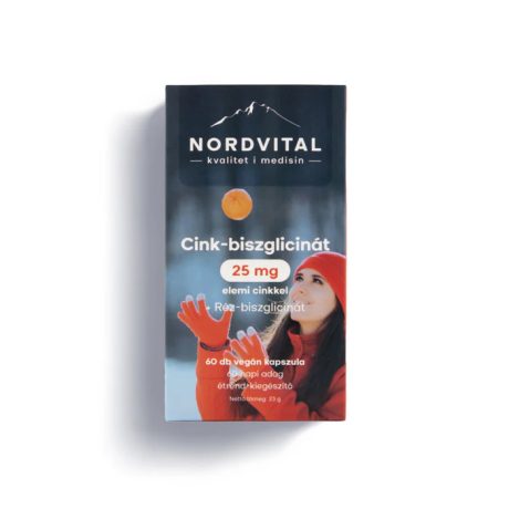 NORDVITAL CINK-BISZGLICINÁT+ RÉZ kapszula 60 db