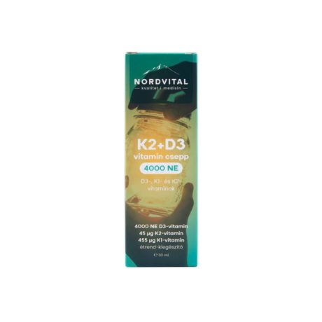 NORDVITAL D3+K2 csepp 30 ml (60 adag)