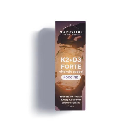 NORDVITAL D3+K2 FORTE csepp 30 ml (60 adag)