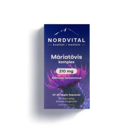 NORDVITAL MÁRIATÖVIS KOMPLEX 210 mg kapszula 60 db