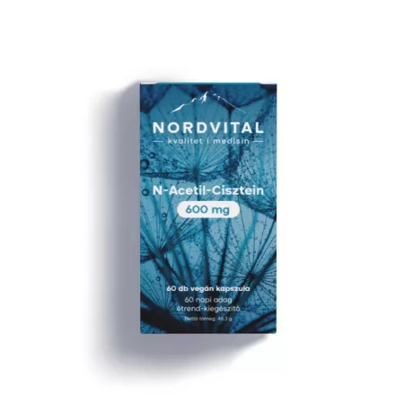 NORDVITAL N-ACETIL-CISZTEIN vegán kapszula 60 db
