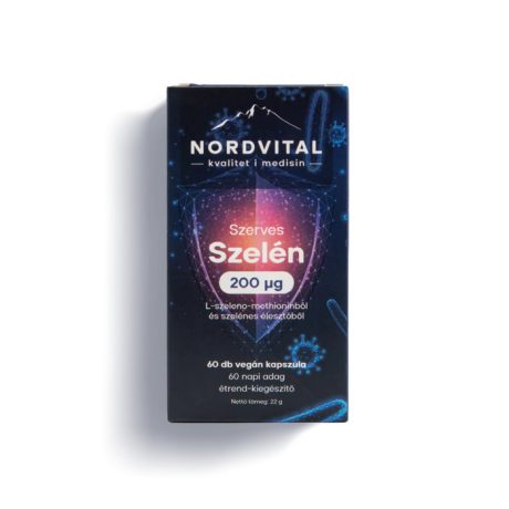 NORDVITAL SZERVES SZELÉN vegán kapszula 60 db