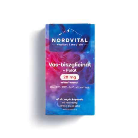NORDVITAL VAS-BISZGLICINÁT vegán kapszula 60 db