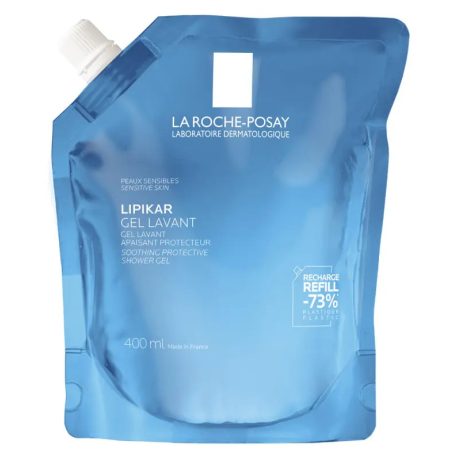 LA ROCHE-POSAY LIPIKAR GEL LAVANT tusfürdő utántöltő 400 ml