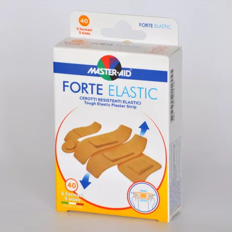 MASTER-AID Forte Elastic tapasz különböző méret 40 db
