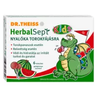   DR. THEISS HERBALSEPT nyalóka torokfájásra görögdinnye ízesítésű 6 db