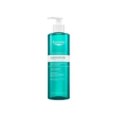 EUCERIN DERMOPURE CLINICAL PURIFYING CLEANSER tisztító gél arcra és testre 400 ml