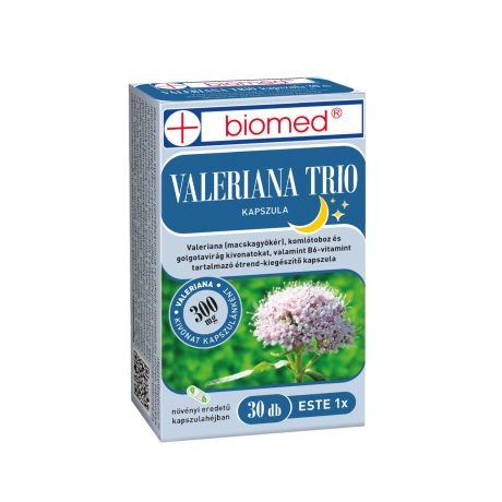 BIOMED VALERIÁNA TRIÓ kapszula 30 db