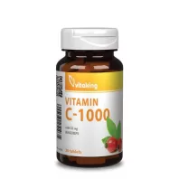 VITAKING C-VITAMIN 1000 mg + csipkebogyó tabletta 30 db