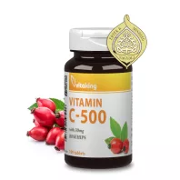 VITAKING C-VITAMIN 500 mg + csipkebogyó tabletta 100 db