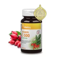 VITAKING C-VITAMIN 500 mg TR + csipkebogyó tabletta 100 db