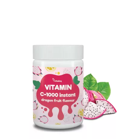VITAKING INSTANT C-VITAMIN 1000 mg sárkánygyümölcs ízű por 150 g