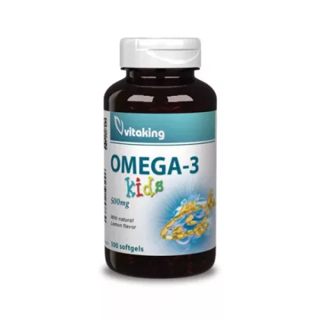 VITAKING OMEGA-3 KIDS 500 mg kapszula 100 db