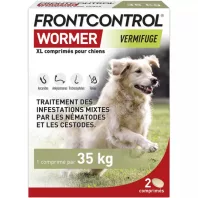 FRONTCONTROL WORMER kutya XL 35 kg 2 db