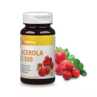 VITAKING ACEROLA C-500 eper ízű rágótabletta 20 db