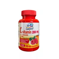   1X1 VITAMIN C-VITAMIN 200 mg + D3 + CINK rágótabletta málna ízű 90 db
