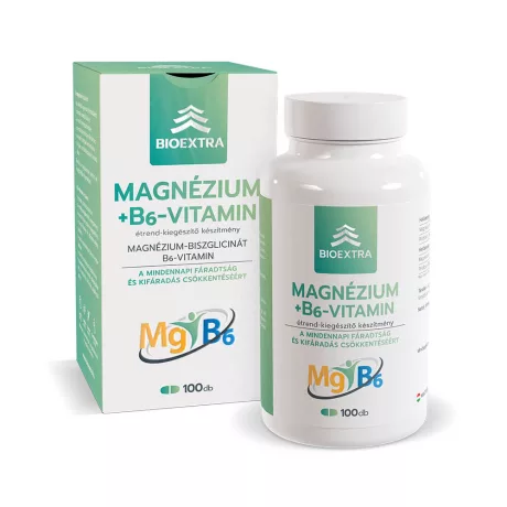 BIOEXTRA MAGNÉZIUM + B6-VITAMIN tabletta 100 db