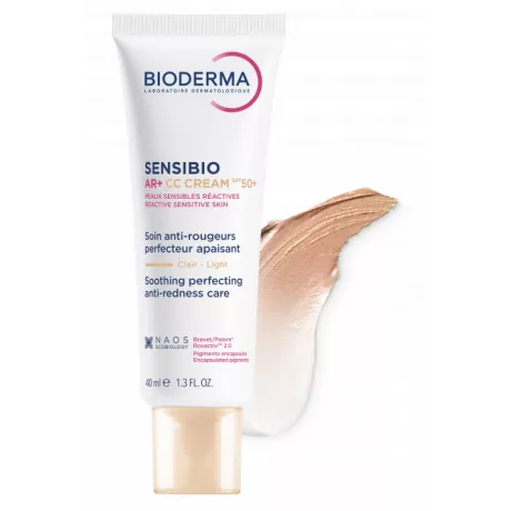 BIODERMA SENSIBIO AR+ CC krém SPF50+ 40 ml