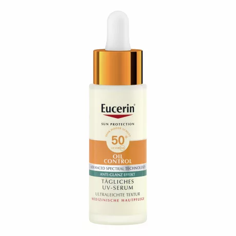 EUCERIN SUN oil control nappali UV szérum arcra SPF50+ 30 ml