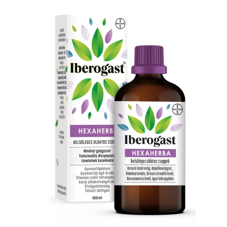 IBEROGAST HEXAHERBA belsőleges oldatos cseppek 100 ml
