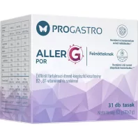   PROGASTRO ALLER G élőflórát tartalmazó étrend-kiegészítő por B2, B7- vitaminnal és szelénnel 31 db