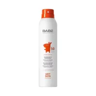 BABE WET SKIN áttetsző fényvédő spray SPF50 200 ml
