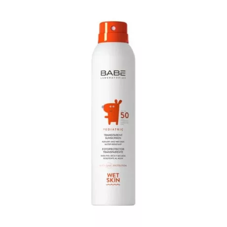 BABE WET SKIN áttetsző fényvédő spray SPF50 200 ml