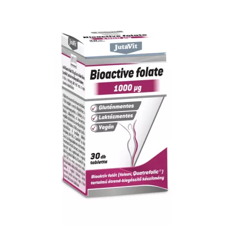 JUTAVIT BIOACTIVE FOLATE 1000 µg tabletta 30 db